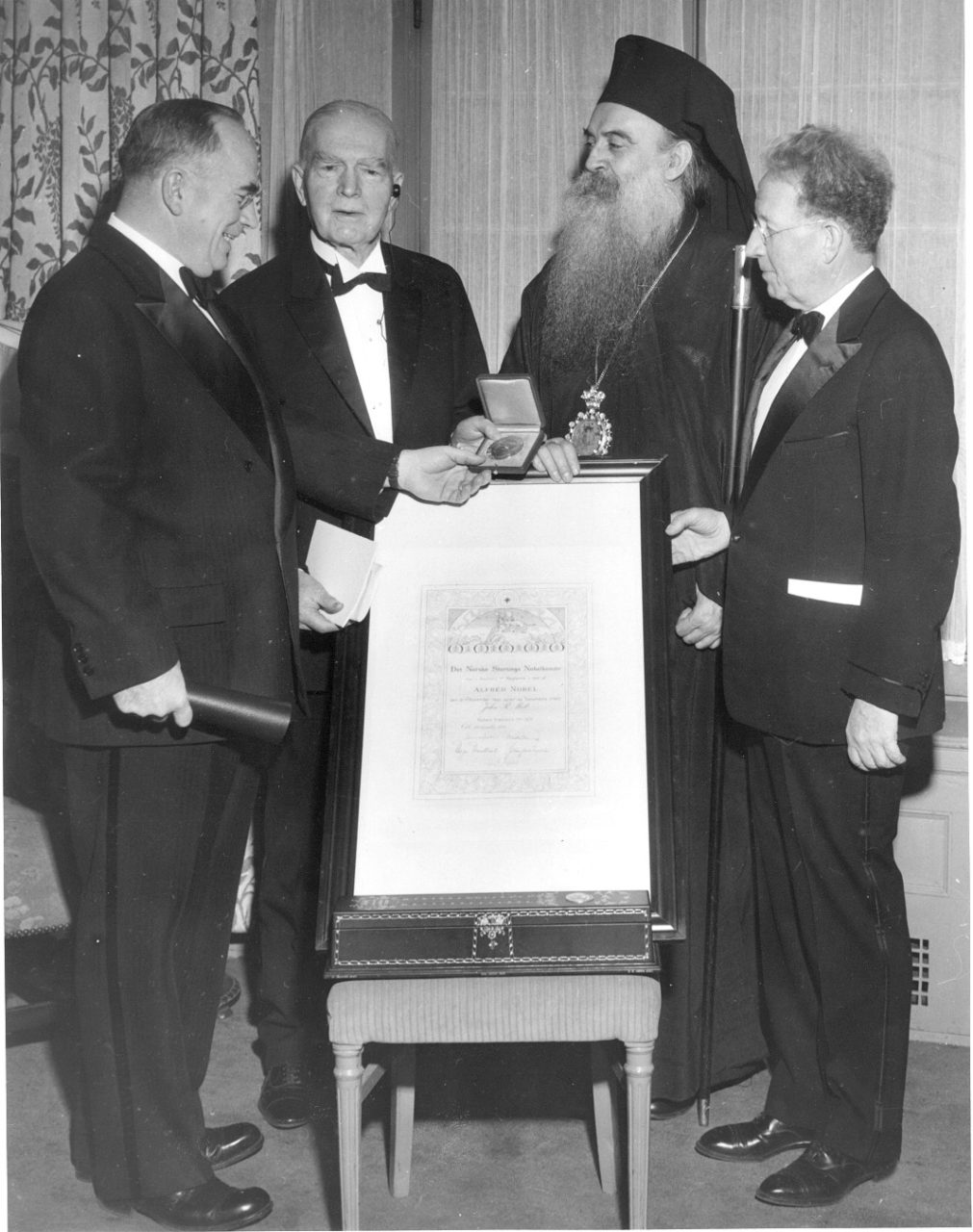 1946 World YMCA President John Mott wins the Nobel Prize