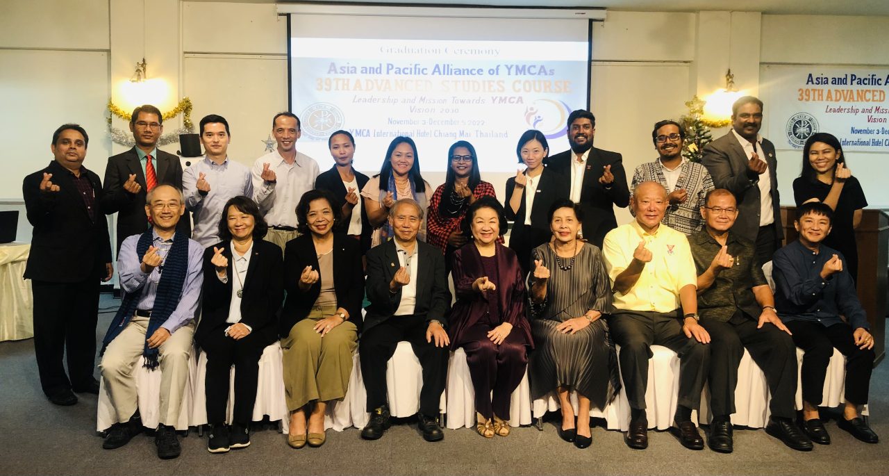 Asia Pacific YMCA, 2022, Advanced Studies Course on Vision 2030, Chiang Mai, Thailand