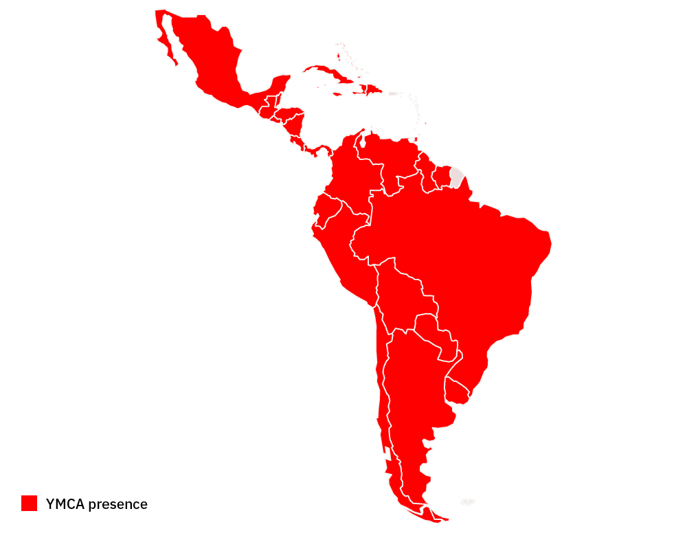 YMCA 极速赛车官网168 Presence in Latin America and the Caribbean